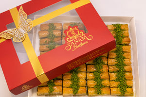 Premium Mediterranean Hand Made Pistachio Roll Baklava