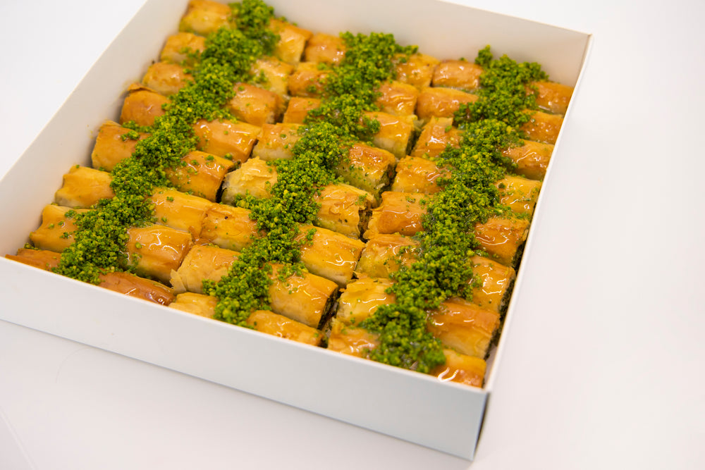 Premium Mediterranean Hand Made Pistachio Roll Baklava