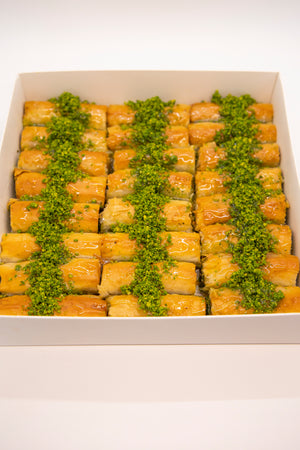 Premium Mediterranean Hand Made Pistachio Roll Baklava